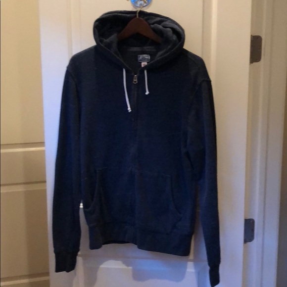 j crew vintage fleece hoodie